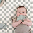 Toki Kids Checker Matcha Organic Cotton Mat - Bambi Baby