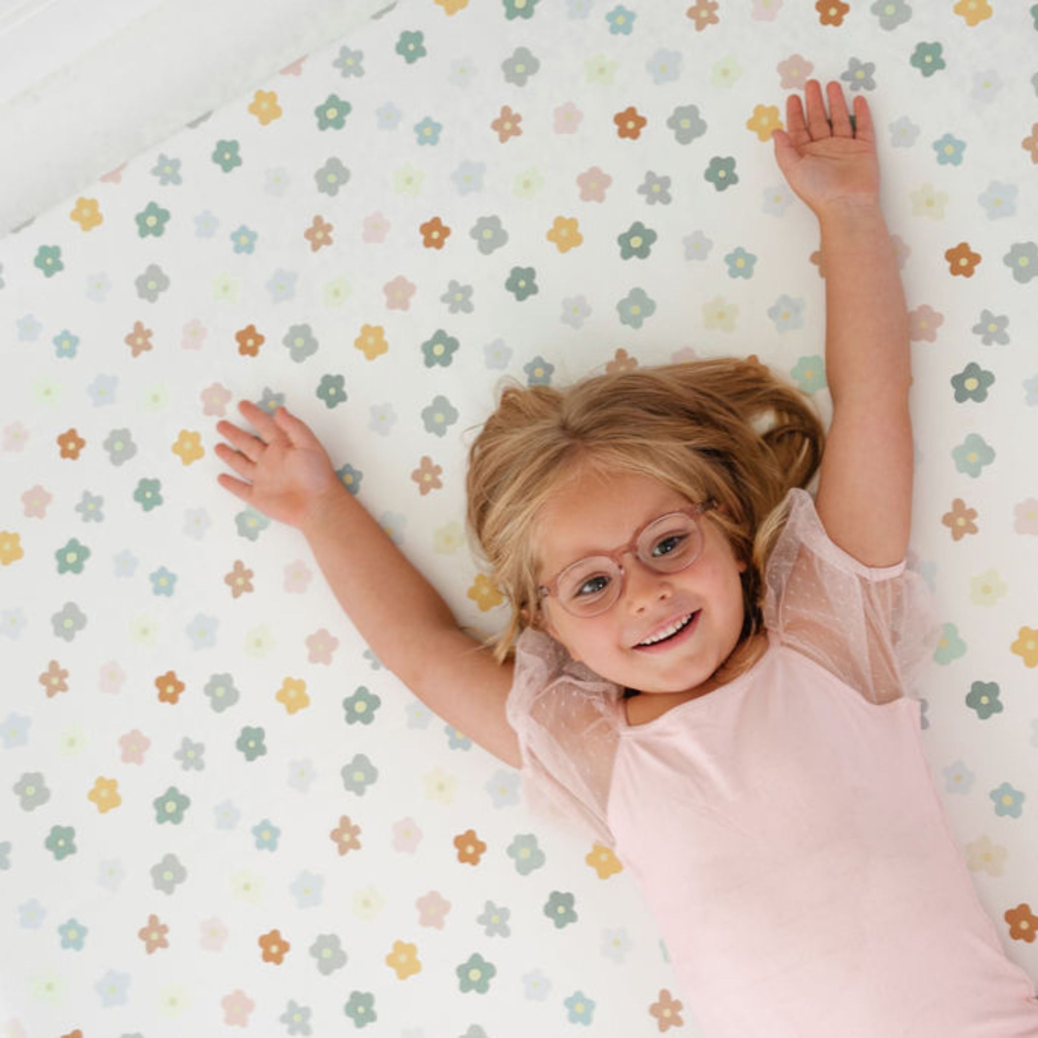 Toki Kids Playful Posies Vegan Leather Mat- Bambi Baby
