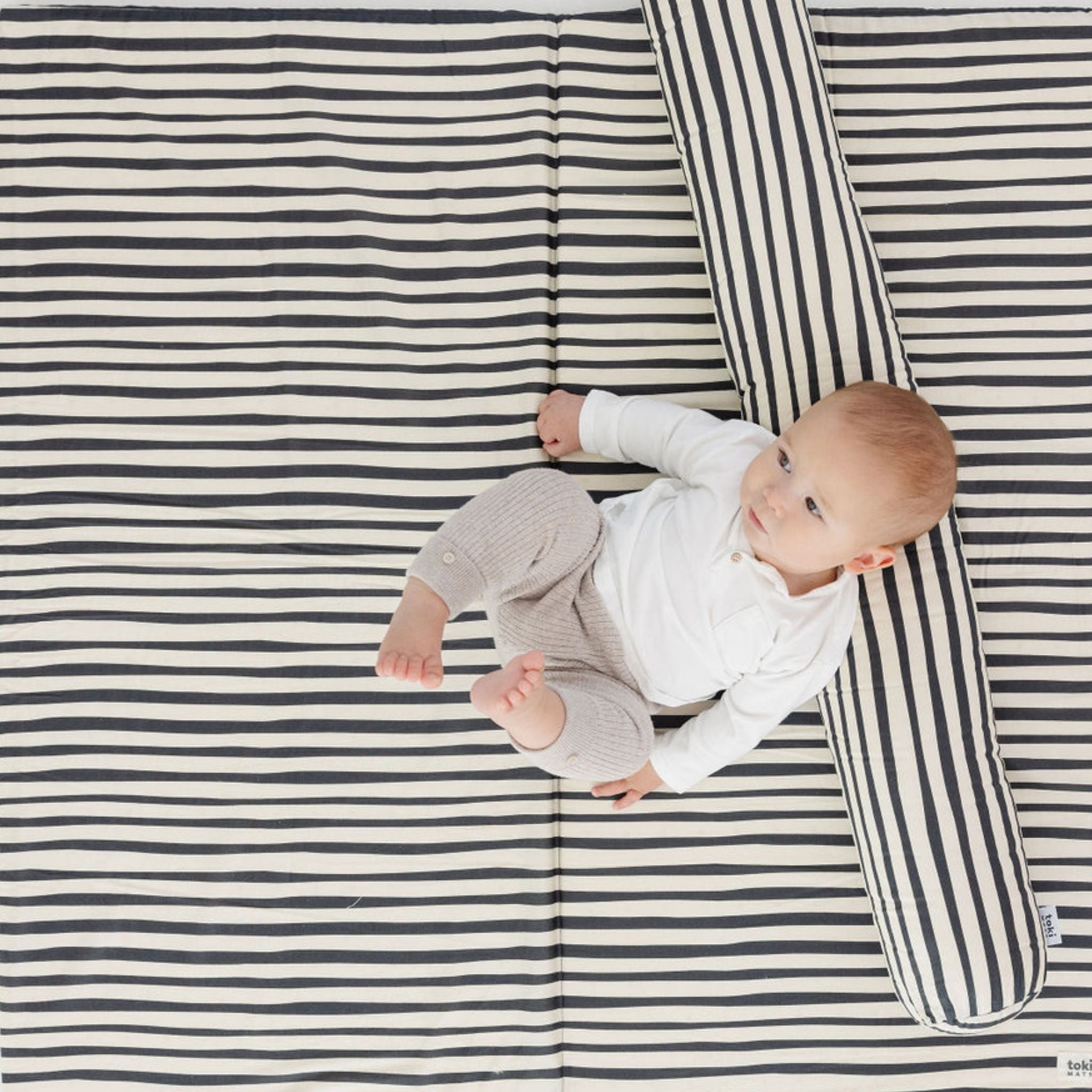 Toki Kids Bold Stripe Support Pillow- Bambi Baby