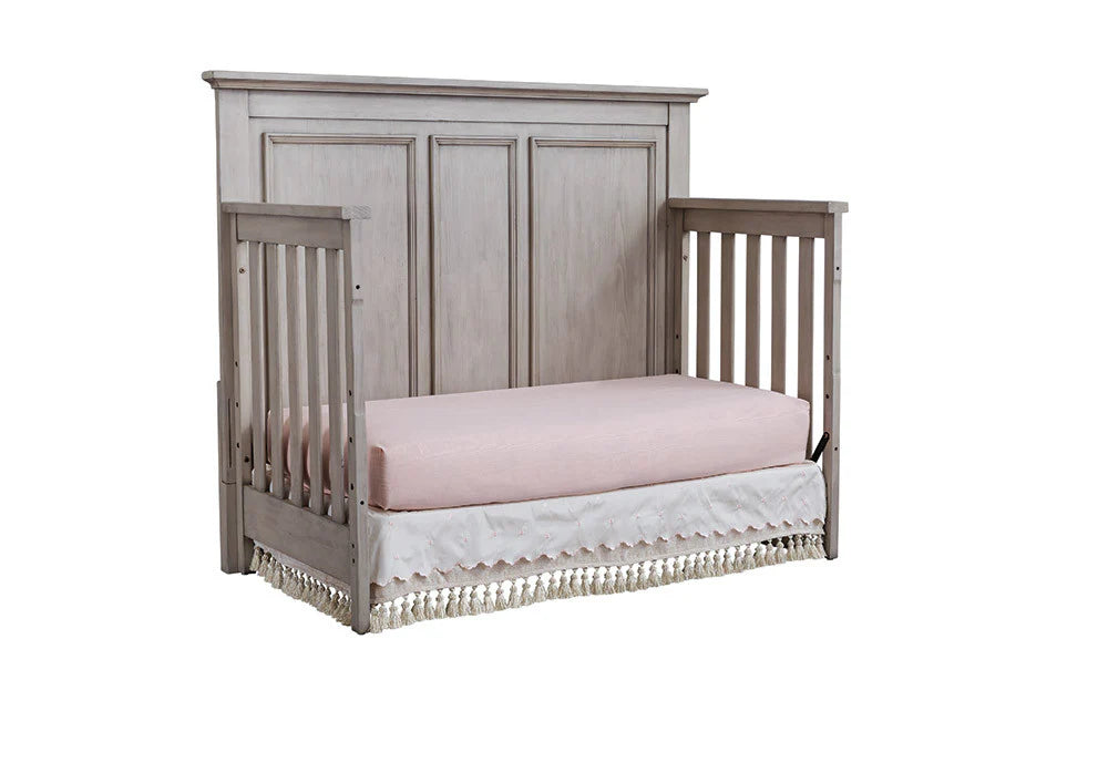 Berço conversível Oxford Baby Kenilworth Collection 4 em 1 em cinza grafite- Bambi Baby