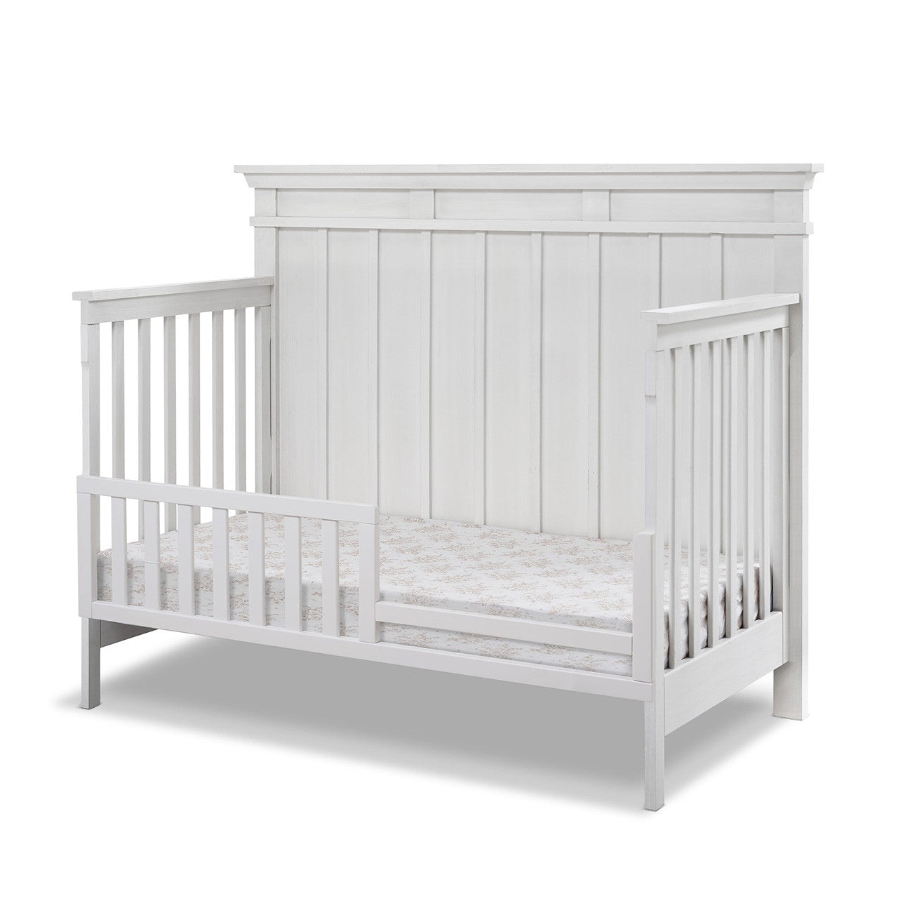 Barandilla para niños pequeños Sorelle Brookfield en blanco vintage- Bambi Baby