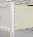 Sorelle Portico 5 Drawer Dresser - White - Bambi Baby