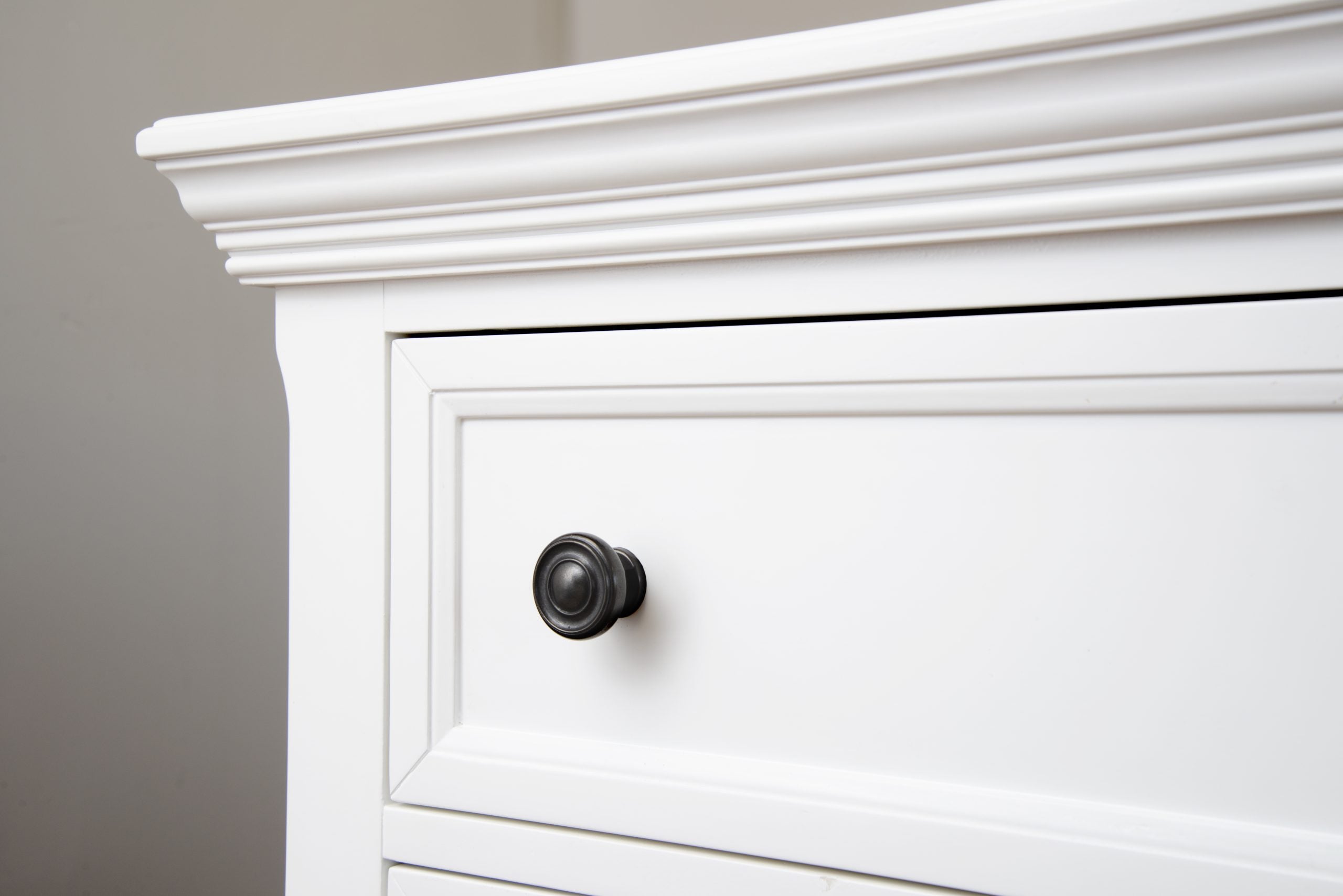 Sorelle Portico 5 Drawer Dresser - White- Bambi Baby