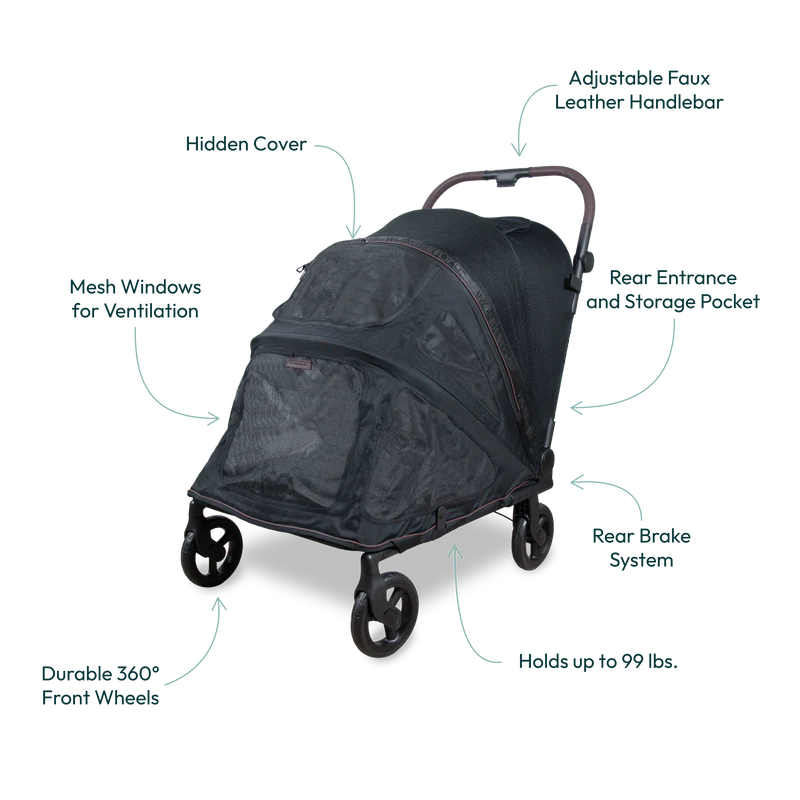 Wonderfold Hudson Pet Stroller- Bambi Baby
