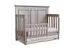 Berço conversível Oxford Baby Kenilworth Collection 4 em 1 em cinza grafite - Bambi Baby