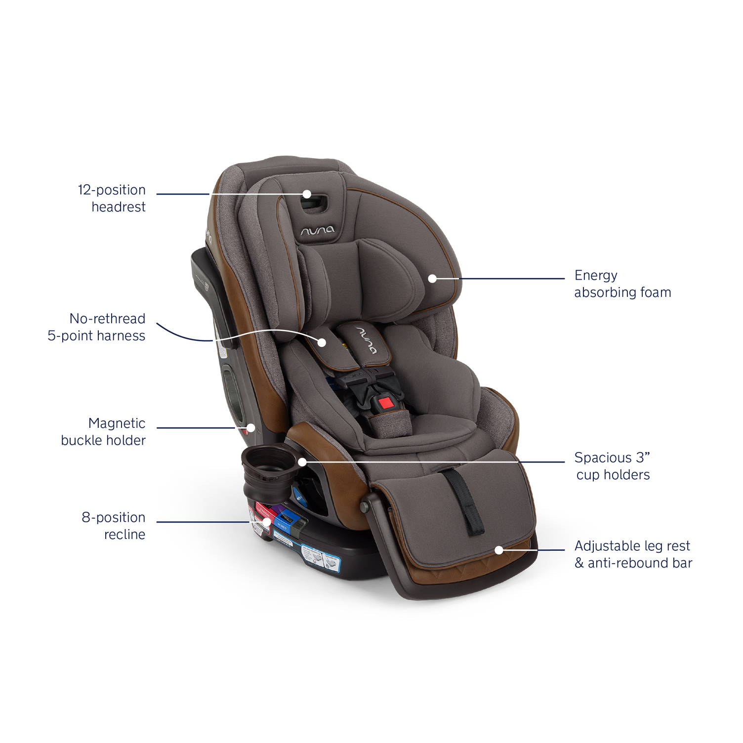 nuna vs evenflo Nuna EXEC Next All in One Car Seat