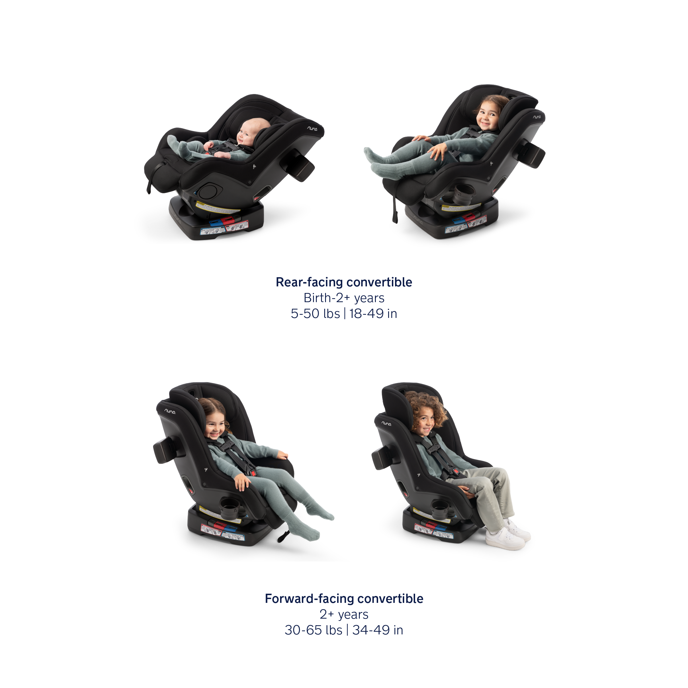 Nuna RAVA next Convertible Car Seat- Bambi Baby