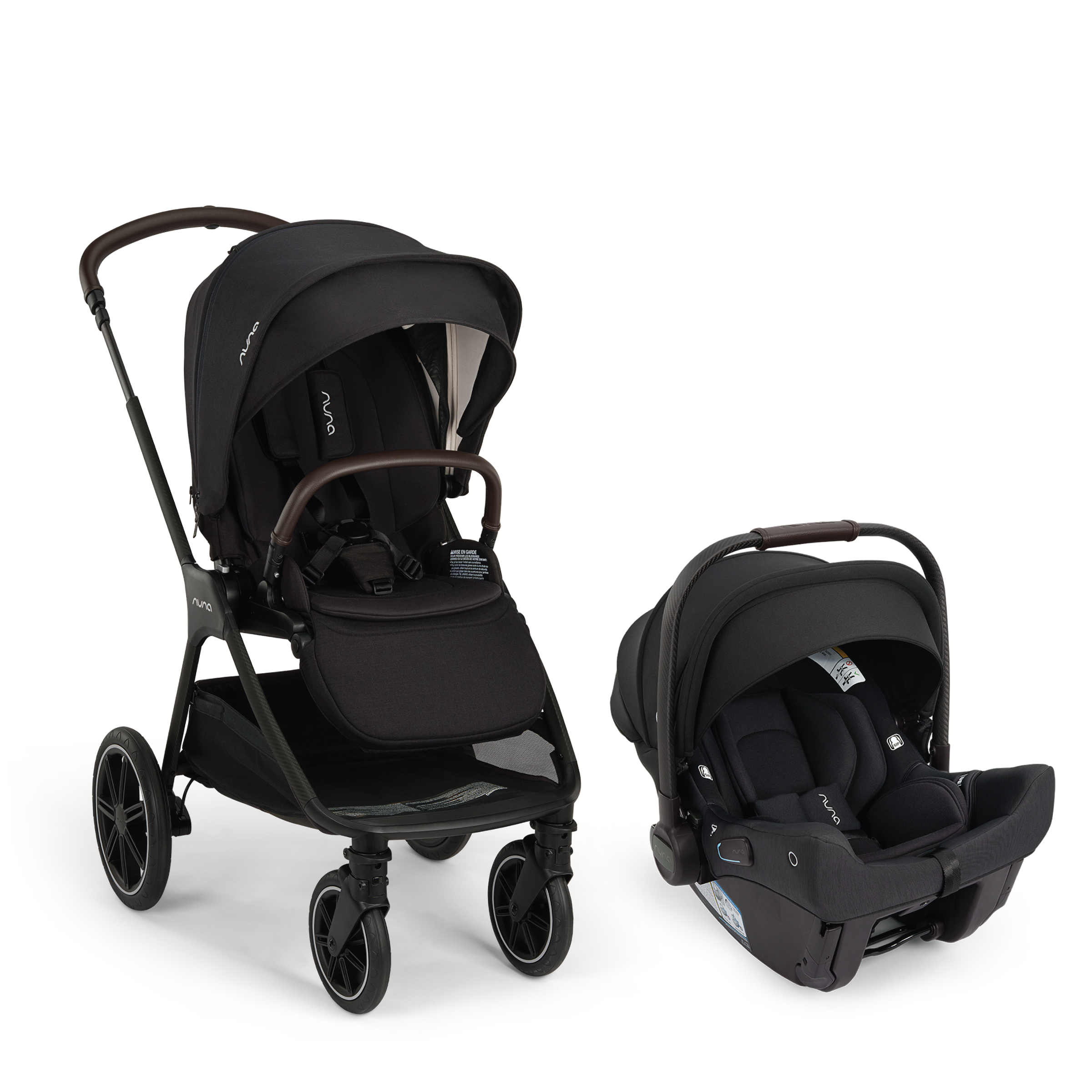 Nuna Pipa urbn + TRIV LX Travel System in Caviar - Bambi Baby