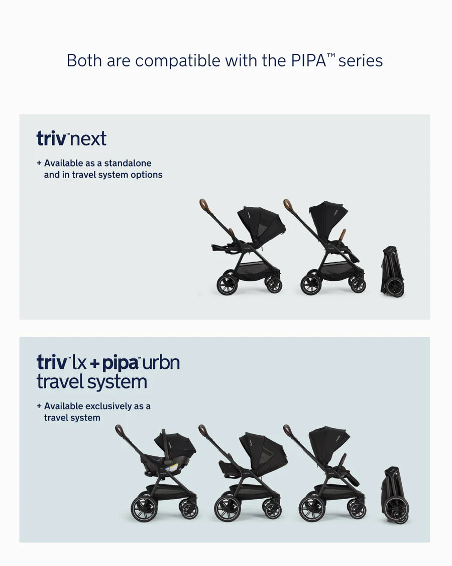 Nuna Pipa urbn + TRIV LX Travel System- Bambi Baby