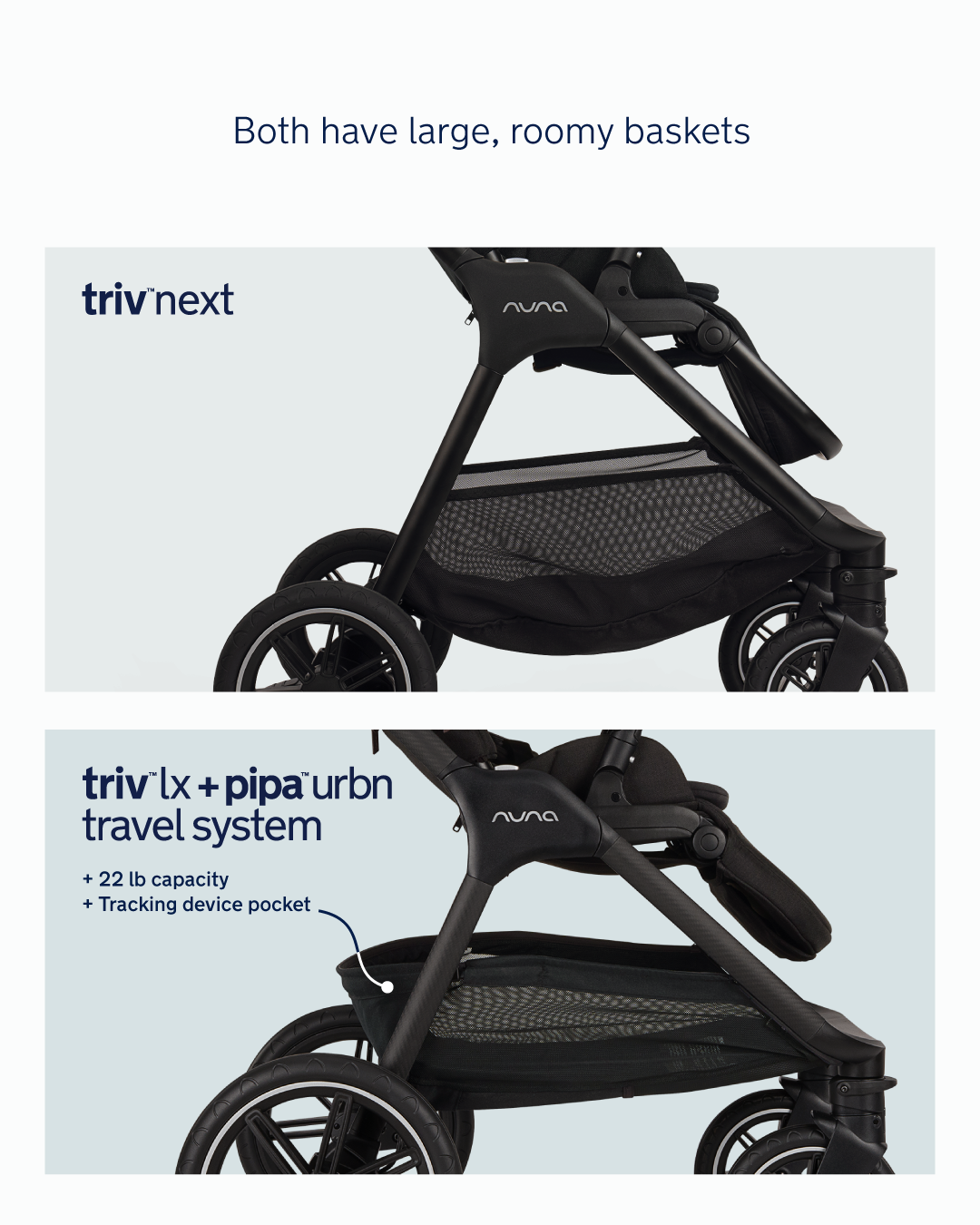 Nuna Pipa urbn + TRIV LX Travel System in Caviar- Bambi Baby