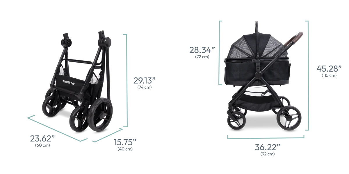 Wonderfold Buddy Pet Stroller- Bambi Baby