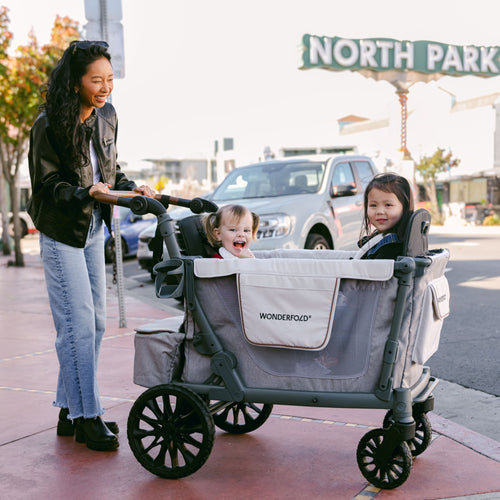 WonderFold L2 Double Stroller Wagon- Bambi Baby