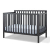 Midnight Wood Sorelle Essex Euro 4-in-1 Convertible Crib - Angled View | Bambi Baby