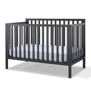 Midnight Wood Sorelle Essex Euro 4-in-1 Convertible Crib - Angled View | Bambi Baby