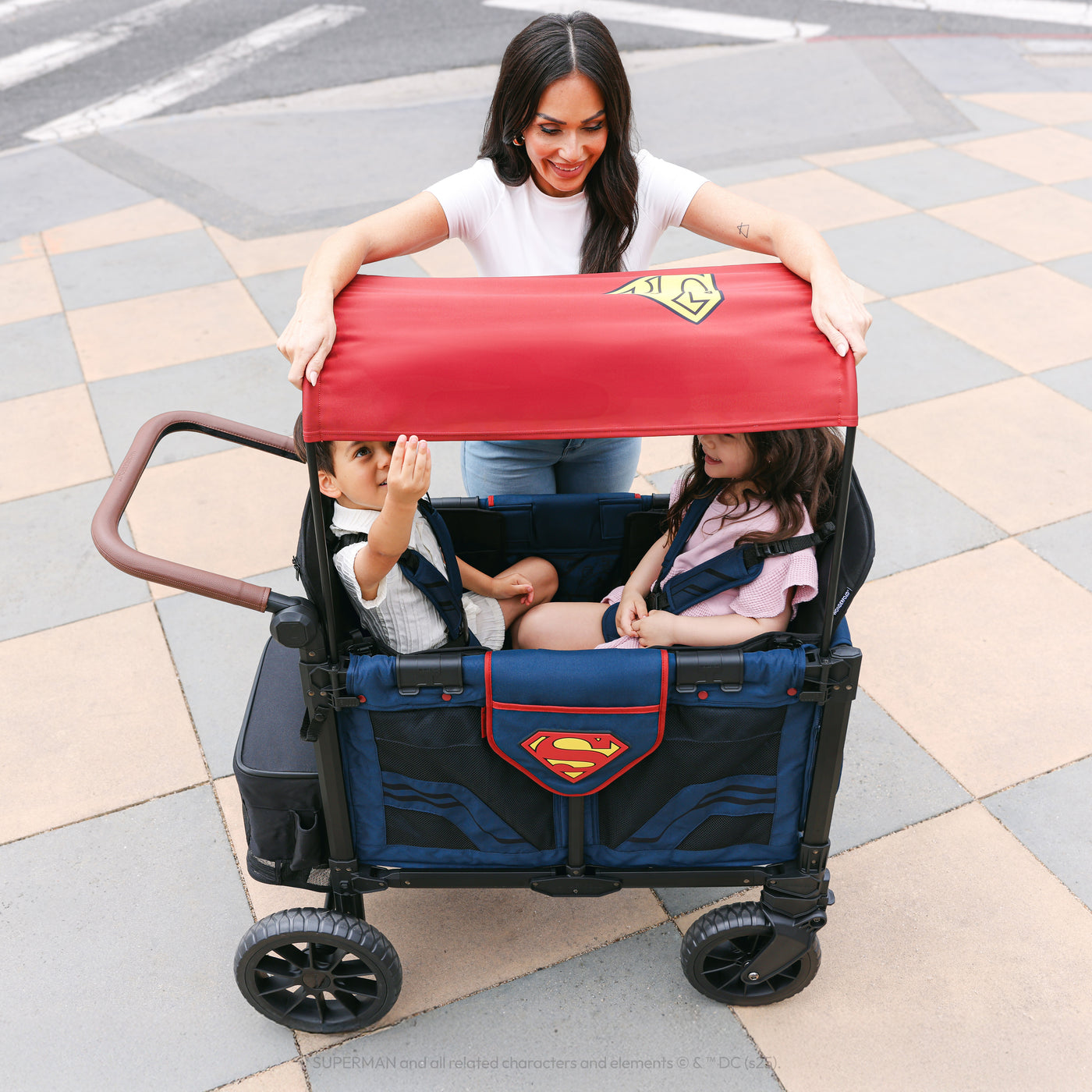WonderFold Elite/Luxe Pro Canopy - Warner Bros Superman- Bambi Baby
