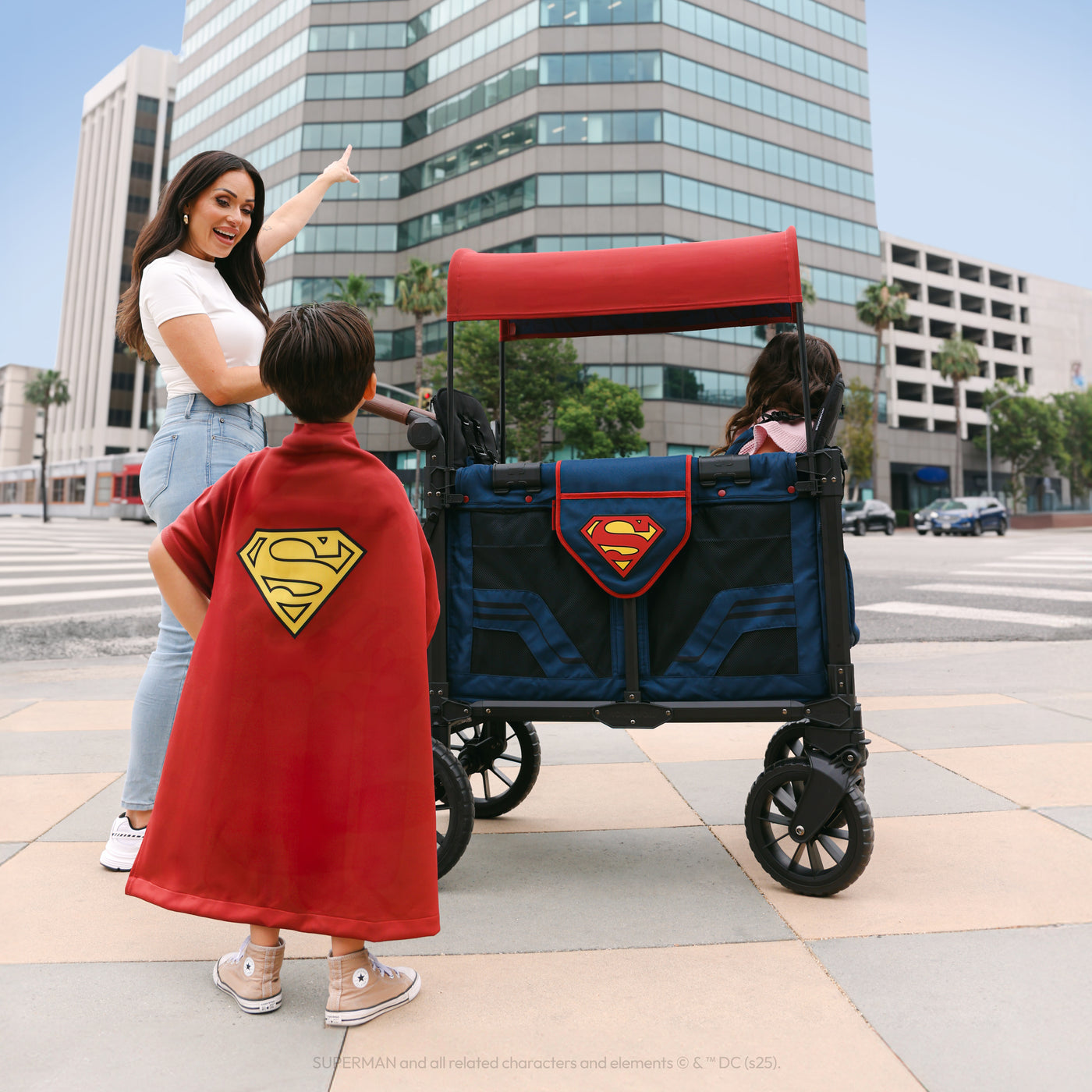WonderFold Elite/Luxe Pro Canopy - Warner Bros Superman- Bambi Baby