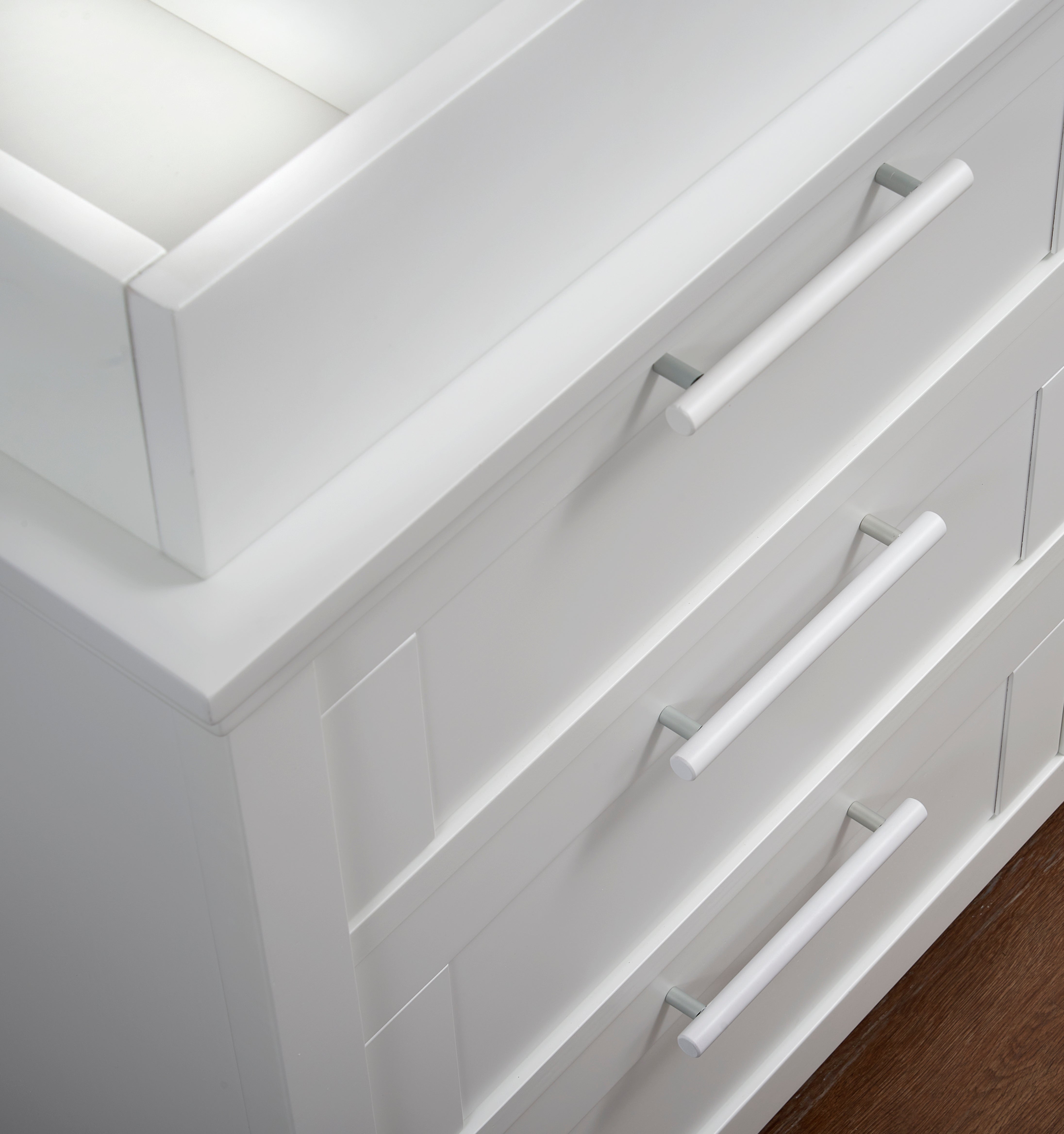 Sorelle Luna Groupage Set (Crib, Double Dresser and Topper)- Bambi Baby