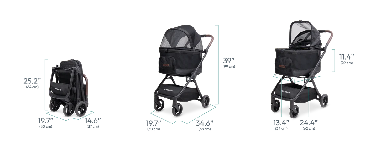 Wonderfold Bella Pet Stroller- Bambi Baby
