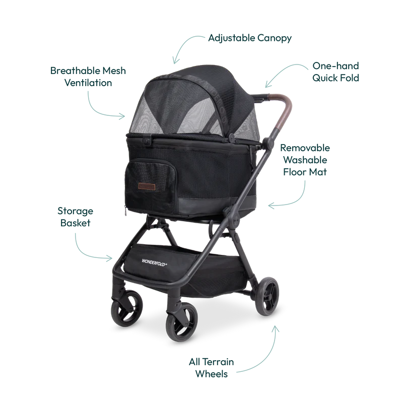 Wonderfold Bella Pet Stroller- Bambi Baby