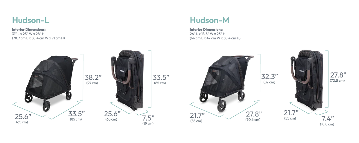 Wonderfold Hudson Pet Stroller- Bambi Baby