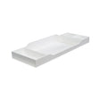 Cubrecama Sorelle Finley Elite para cómoda doble en blanco - Bambi Baby