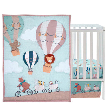 Juego de cama de 3 piezas Up Up and Away de Bedtime Originals- Bambi Baby