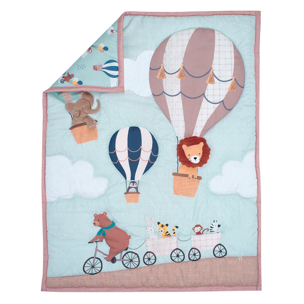 Juego de cama de 3 piezas Up Up and Away de Bedtime Originals- Bambi Baby