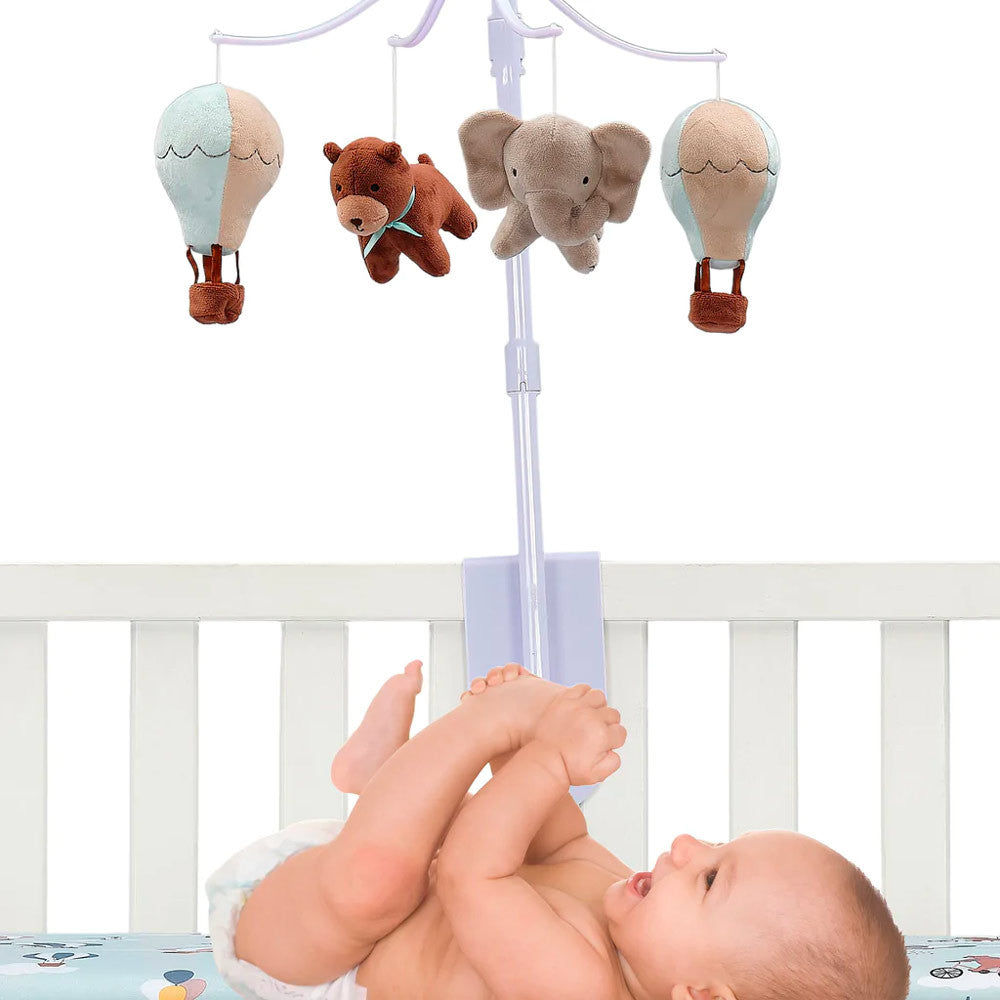 Bedtime Originals Up Up and Away Musical Mobile - Plays 20 minutes- Bambi Baby