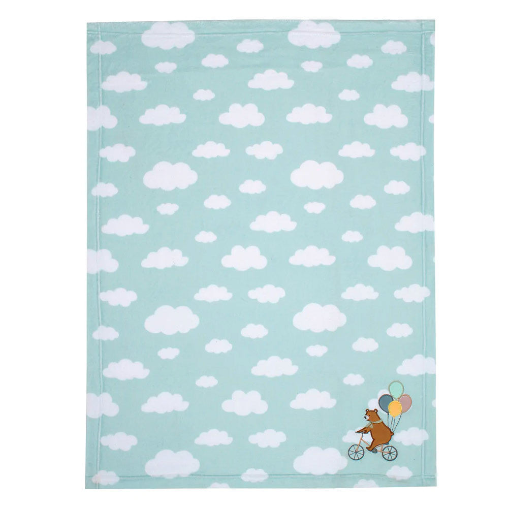 Bedtime Originals Up Up and Away Blanket- Bambi Baby