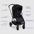 Nuna TRIV Next Stroller w/ Magnetic Buckle - Bambi Baby