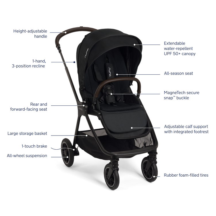 nuna triv stroller and pipa car seat Nuna PIPA URBN + TRIV Next Travel System
