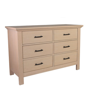 Sandstone Wood Como Double Dresser - Front View | Bambi Baby