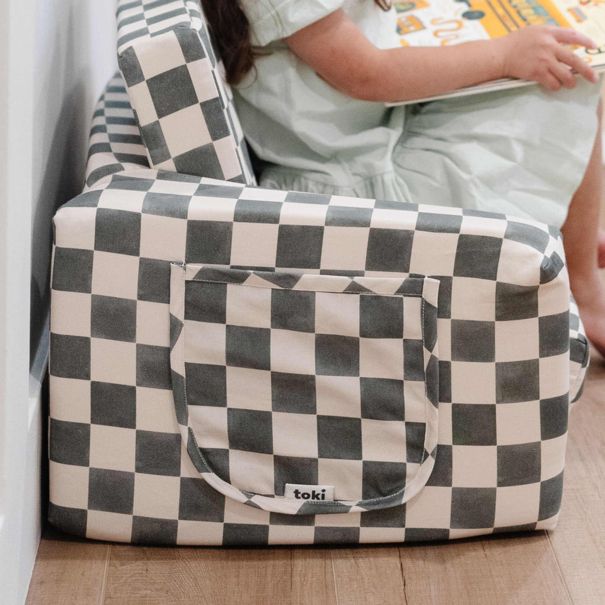 Toki Kids Checker Pepper Play Couch- Bambi Baby