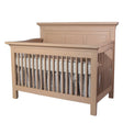 Pali Varese Convertible Crib - Straight leg With Wood Panel 3 Squares - Bambi Baby