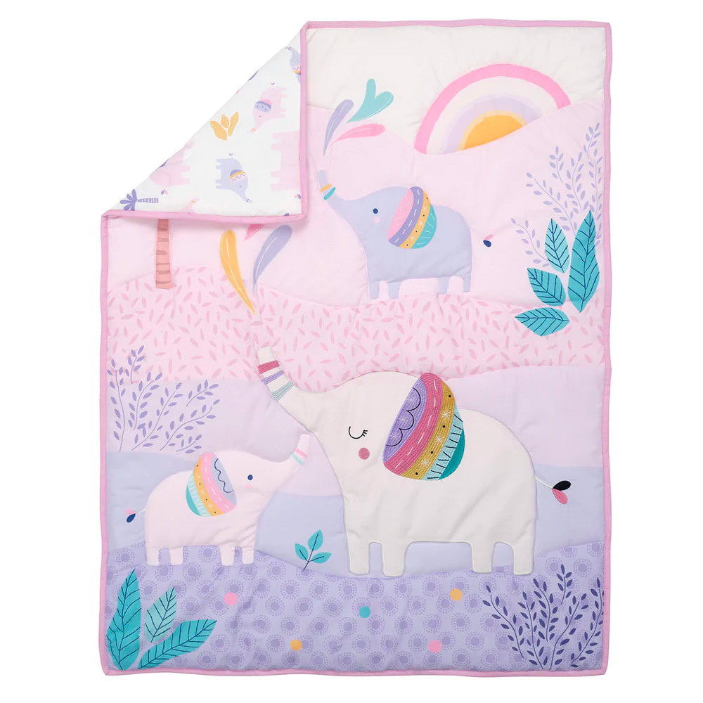 Bedtime Originals Elephant Dreams 3-Piece Bedding Set- Bambi Baby