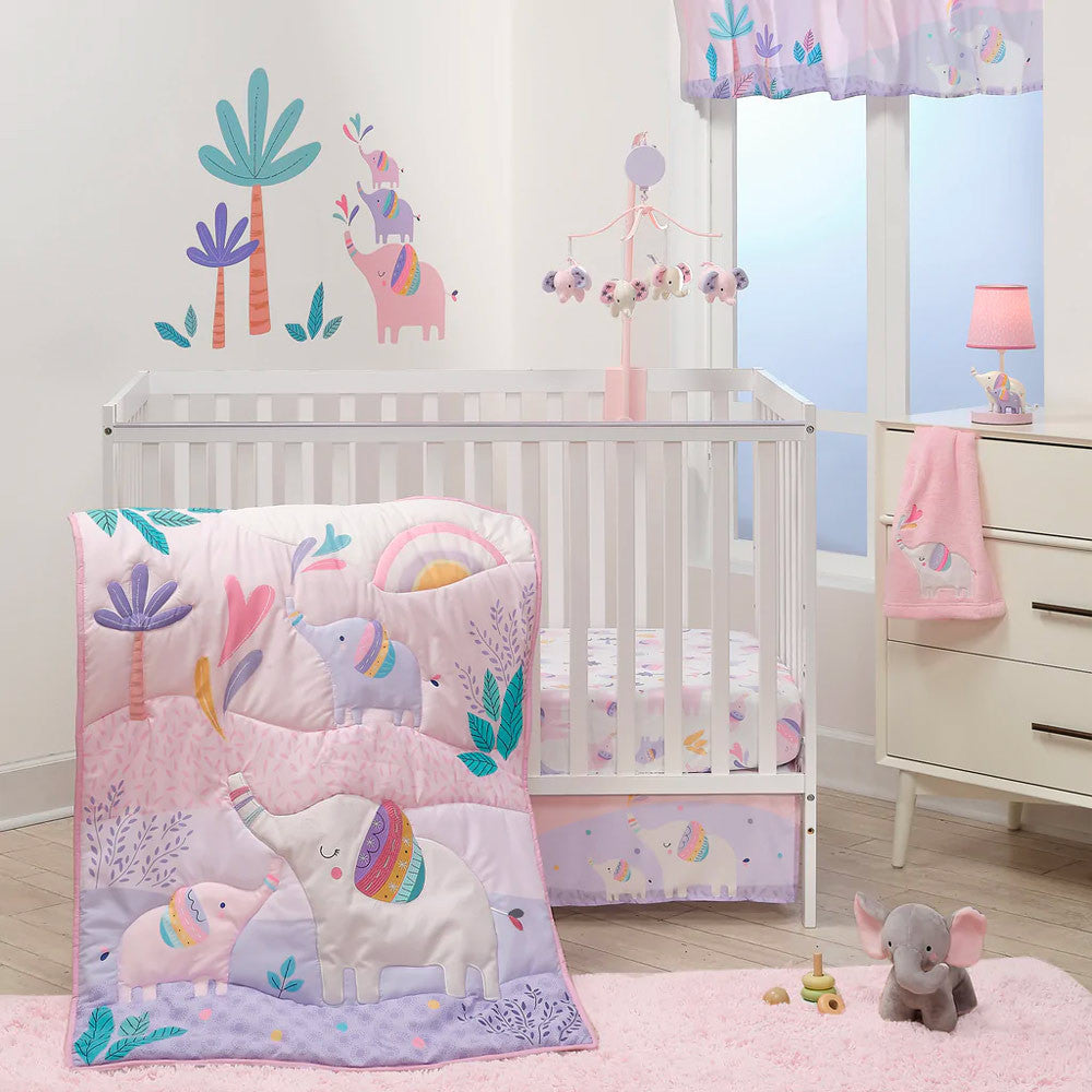 Bedtime Originals Elephant Dreams 3-Piece Bedding Set- Bambi Baby
