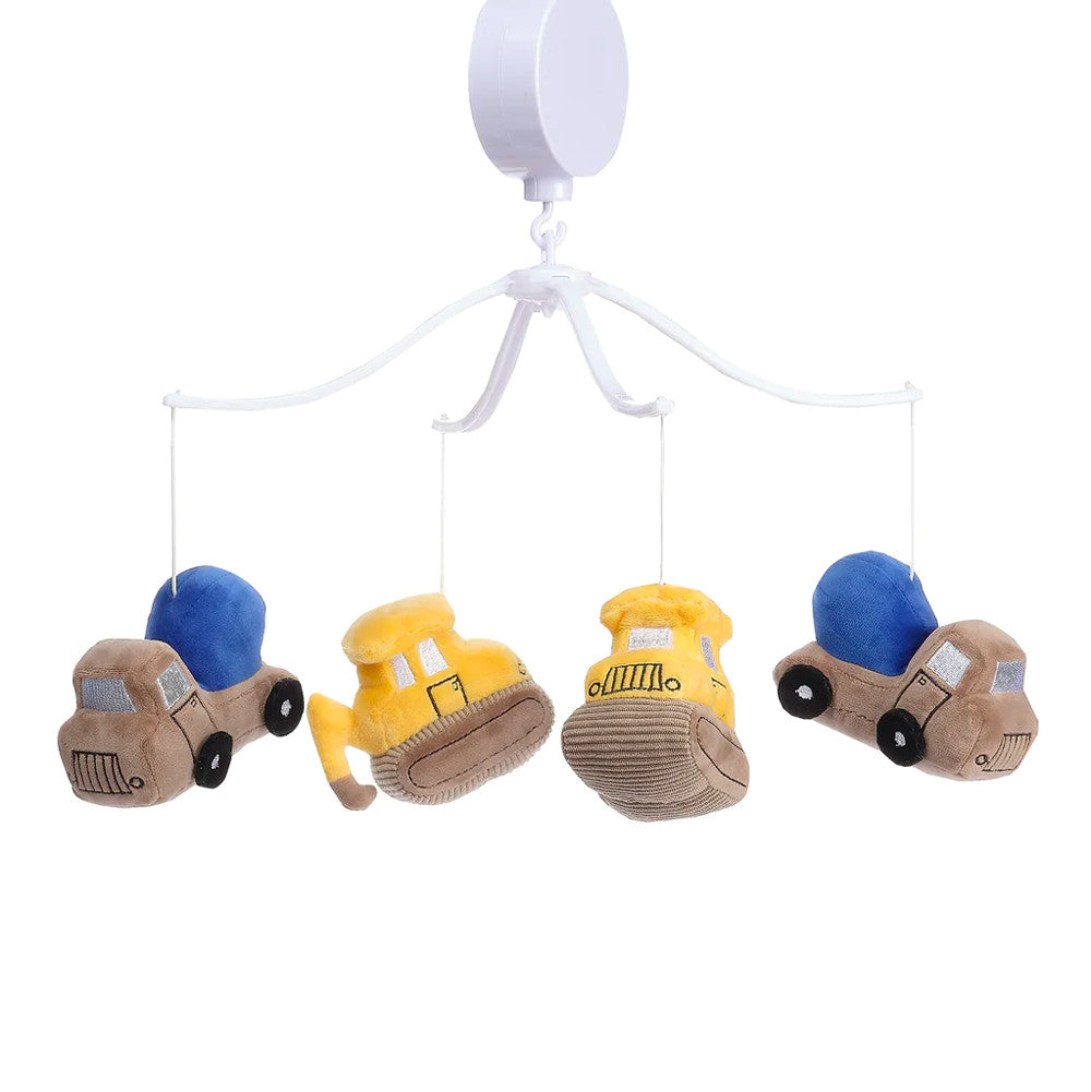 Móvil musical Bedtime Originals Construction Zone: dura 20 minutos- Bambi Baby