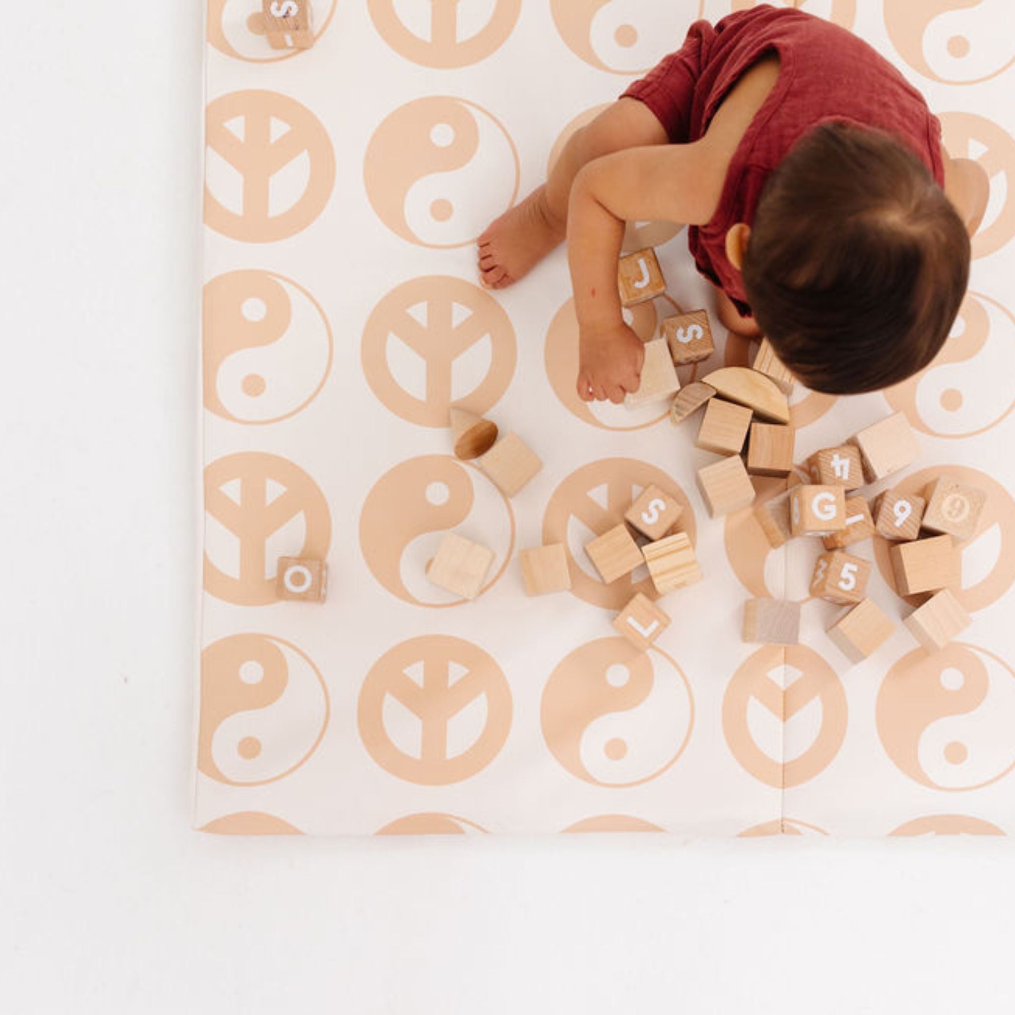 Toki Kids Yin Yang Vegan Leather Mat- Bambi Baby