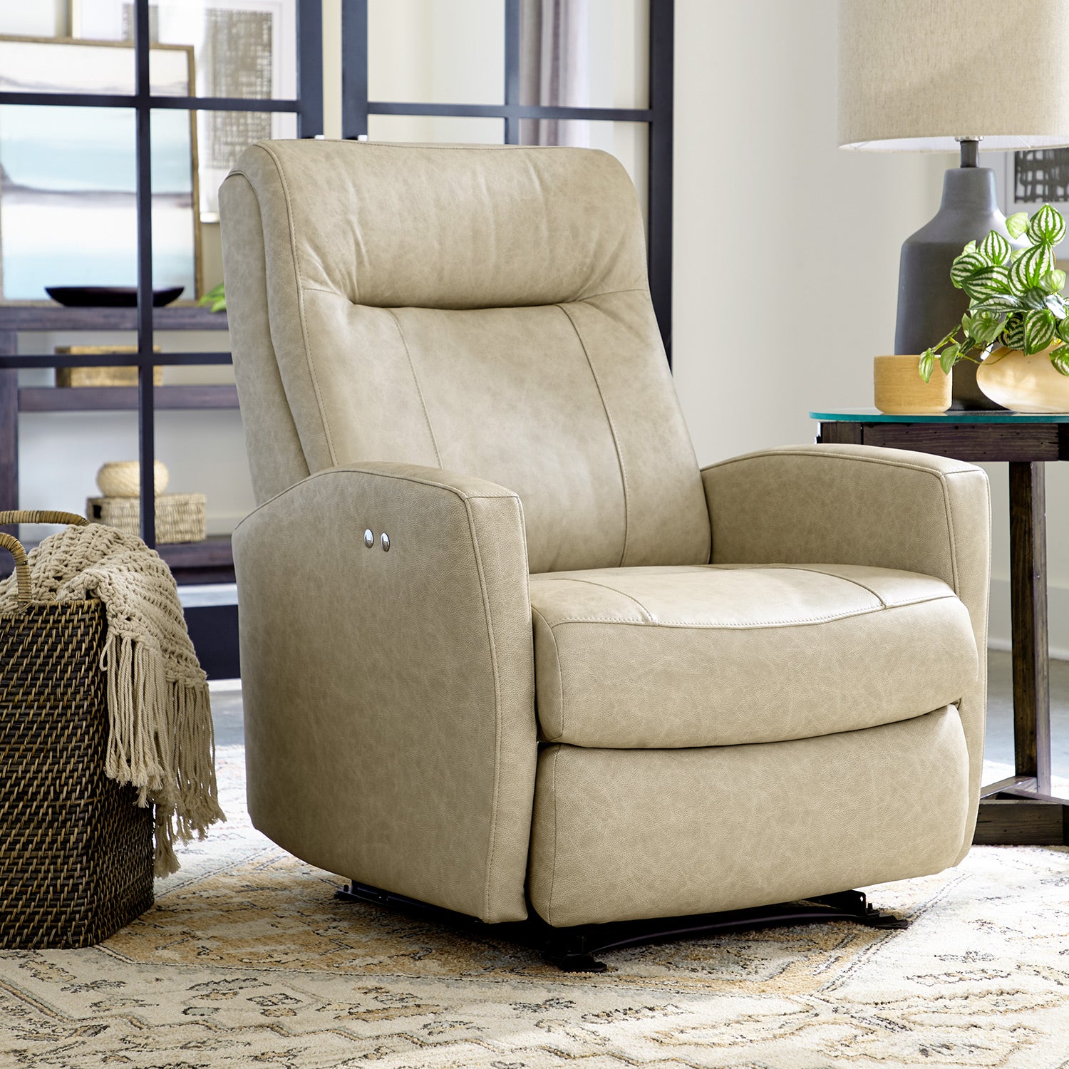 Best Chairs Costilla Power Swivel Glider Recliner- Bambi Baby