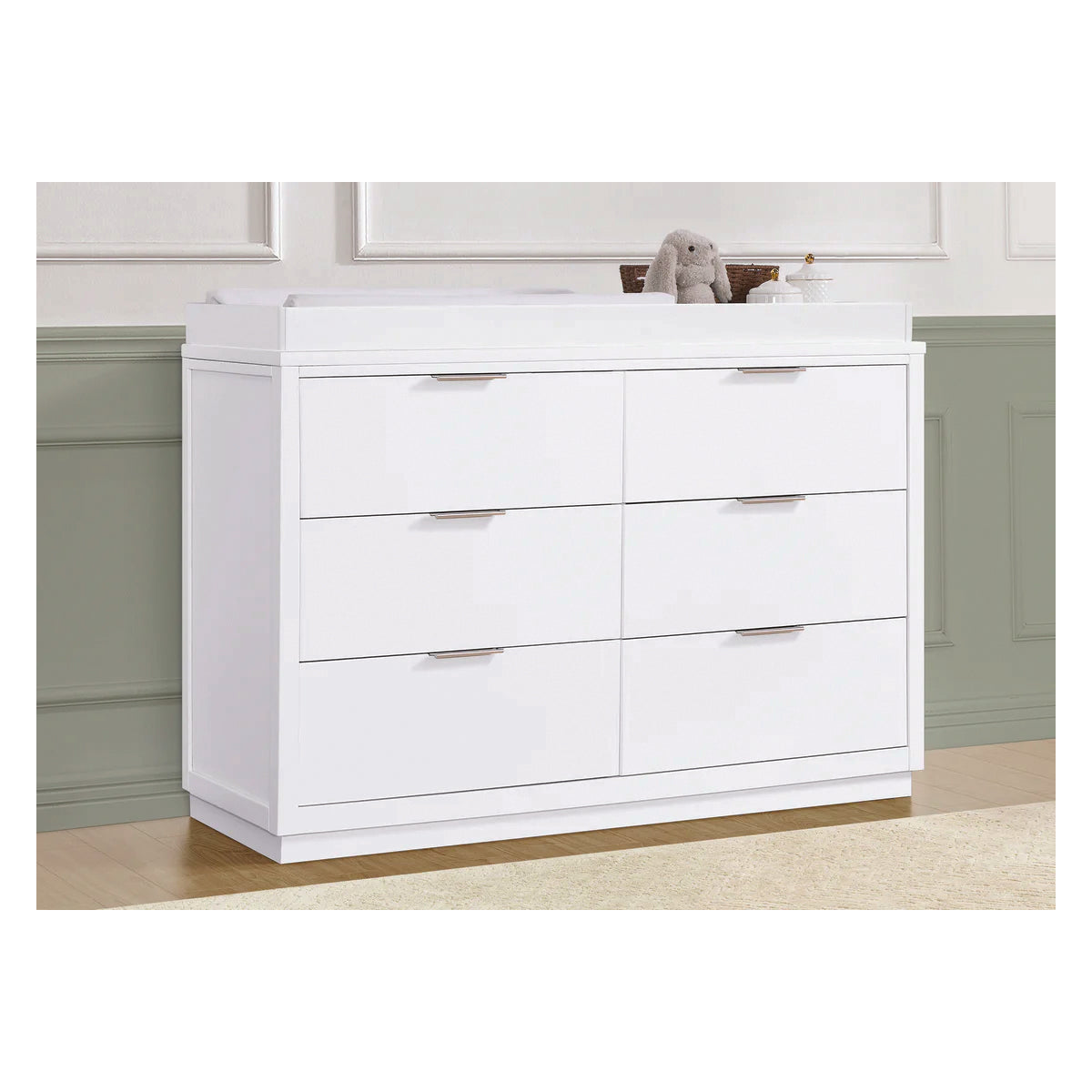 Delta Children Forever- Classic 6 Drawer Dresser - Assembled- Bambi Baby