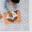 Toki Kids Blue Tile Vegan Leather Mat - Bambi Baby