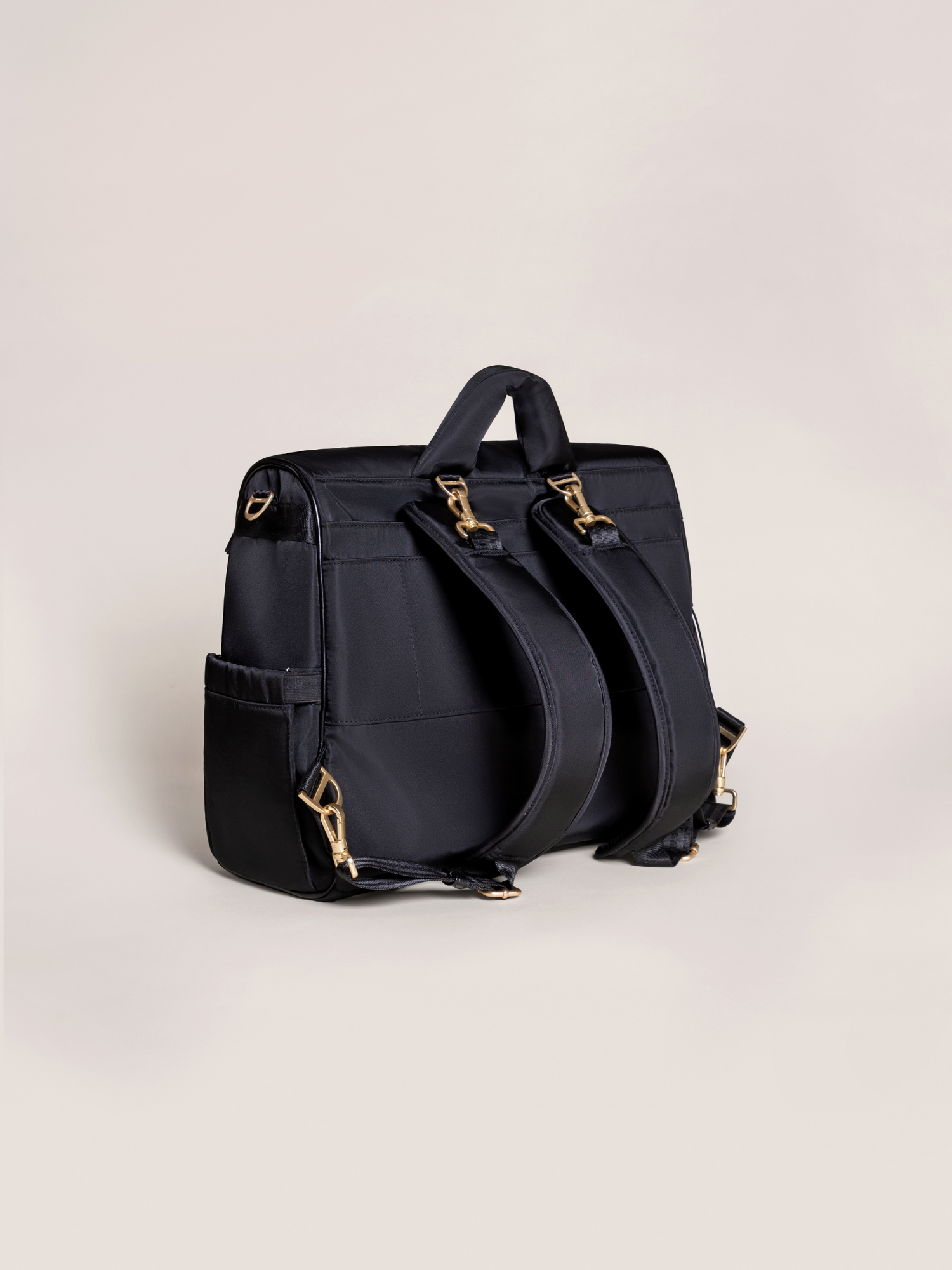 JuJuBe Satchel Diaper Bag - Black- Bambi Baby