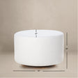 Oilo Ottoman Oval Wood Base - Bambi Baby