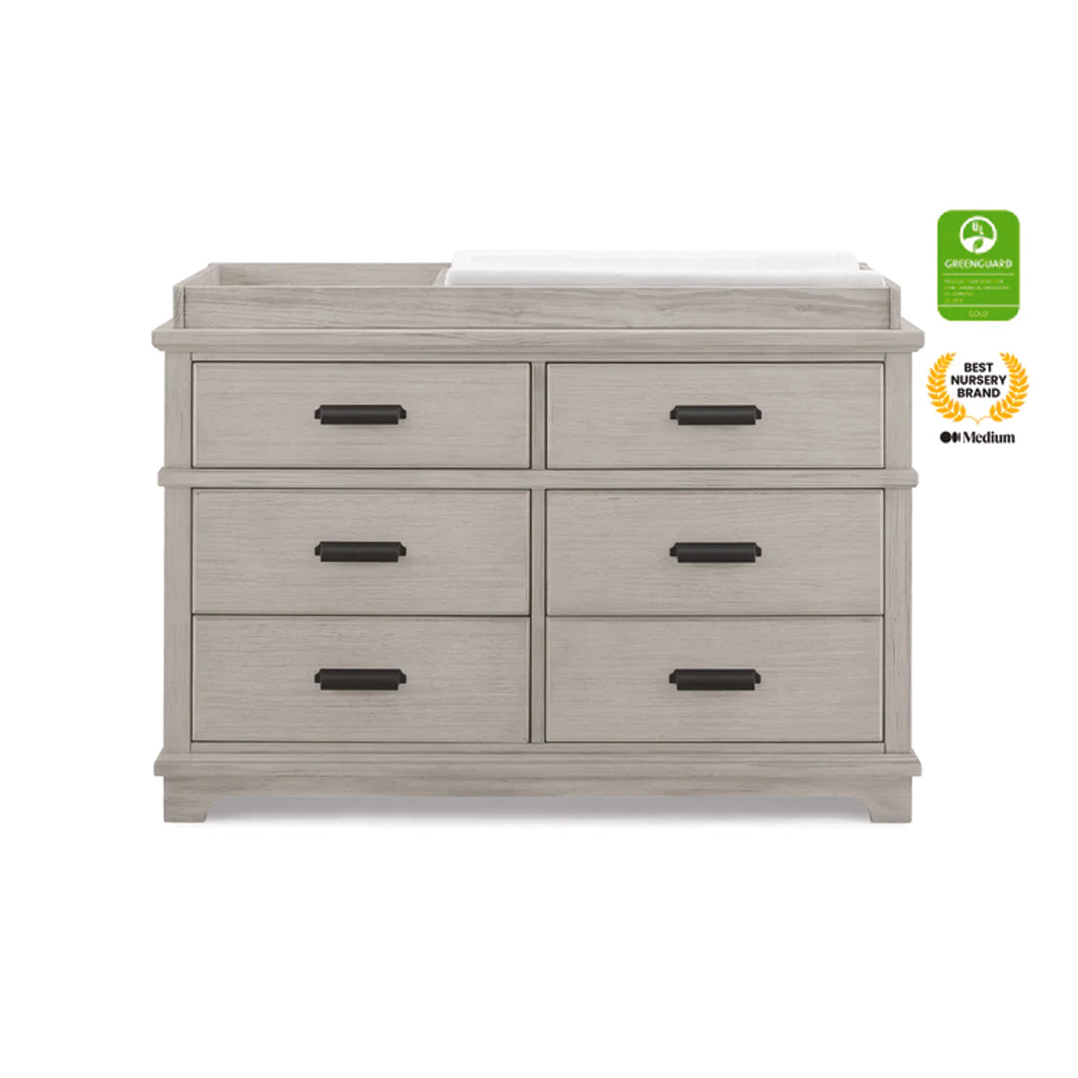 Delta Children Simmons Asher 6 Drawer Dresser with Changing Top