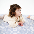 Alfombra de algodón orgánico Toki Kids Blue Tile - Bambi Baby