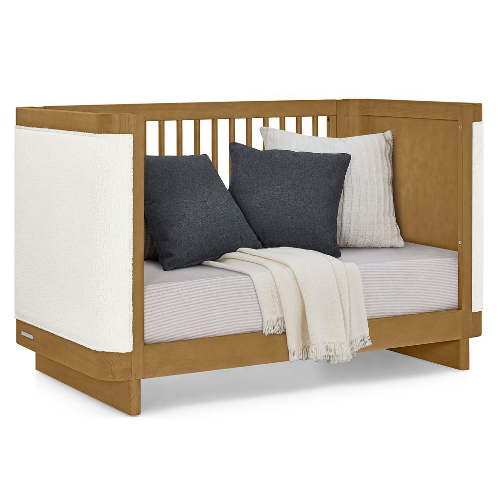babyGap by Delta Children Callie 4-in-1 Upholstered Convertible Crib- Bambi Baby