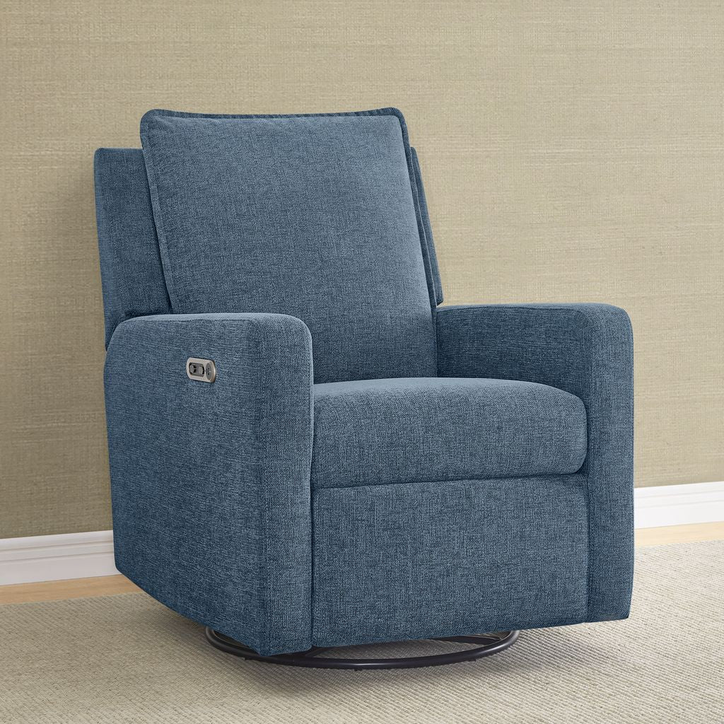 babyGap by Delta Children Harlowe Power Recliner with USB-A and Type-C Ports- Bambi Baby