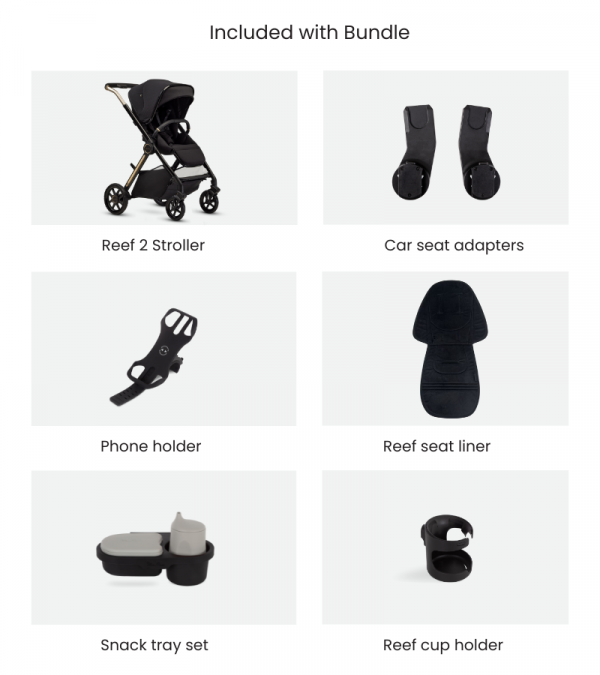 Silver Cross Reef 2 Stroller Accessory Bundle- Bambi Baby