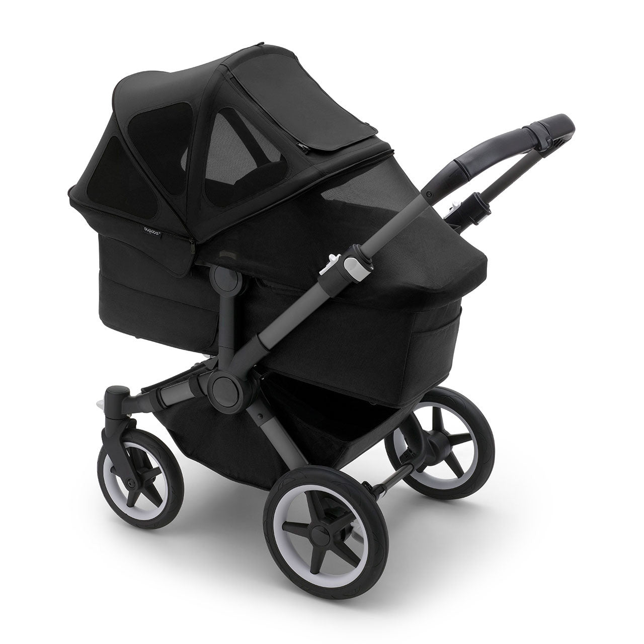 Bugaboo Donkey Breezy Sun Canopy Midnight Black- Bambi Baby