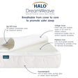 Colchão de berço respirável HALO DreamWeave - Bambi Baby